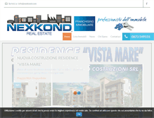 Tablet Screenshot of nexkond.com